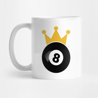 8 Ball with a crown Mug